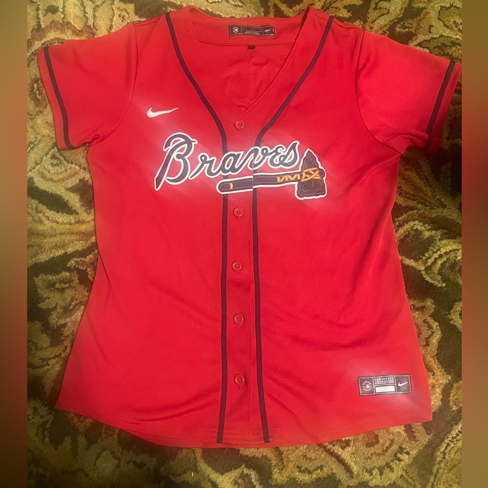 Size large Atlanta Braves Acuna Jersey